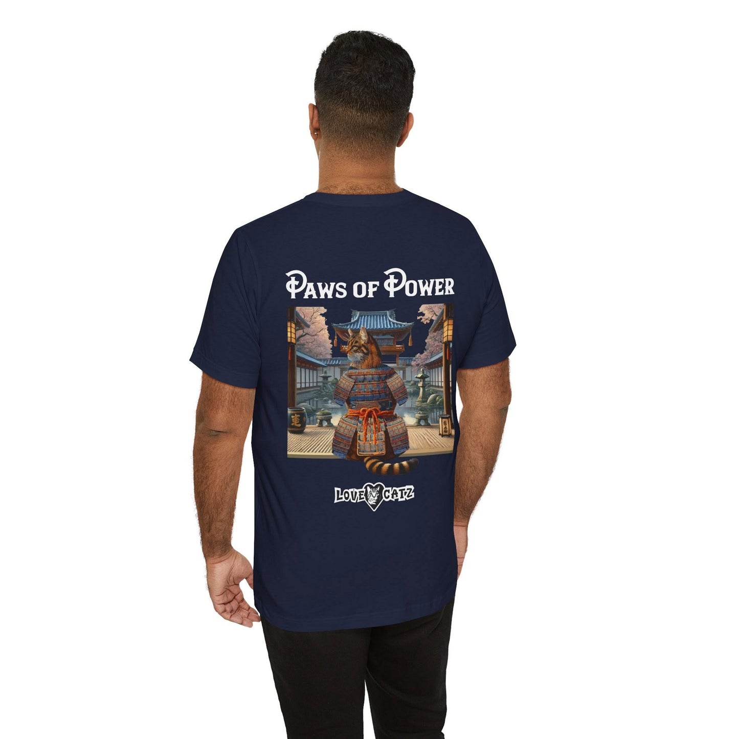 Shogun's Cat Story: T-shirt (2XL–5XL) - Design 01 - Double-Sided