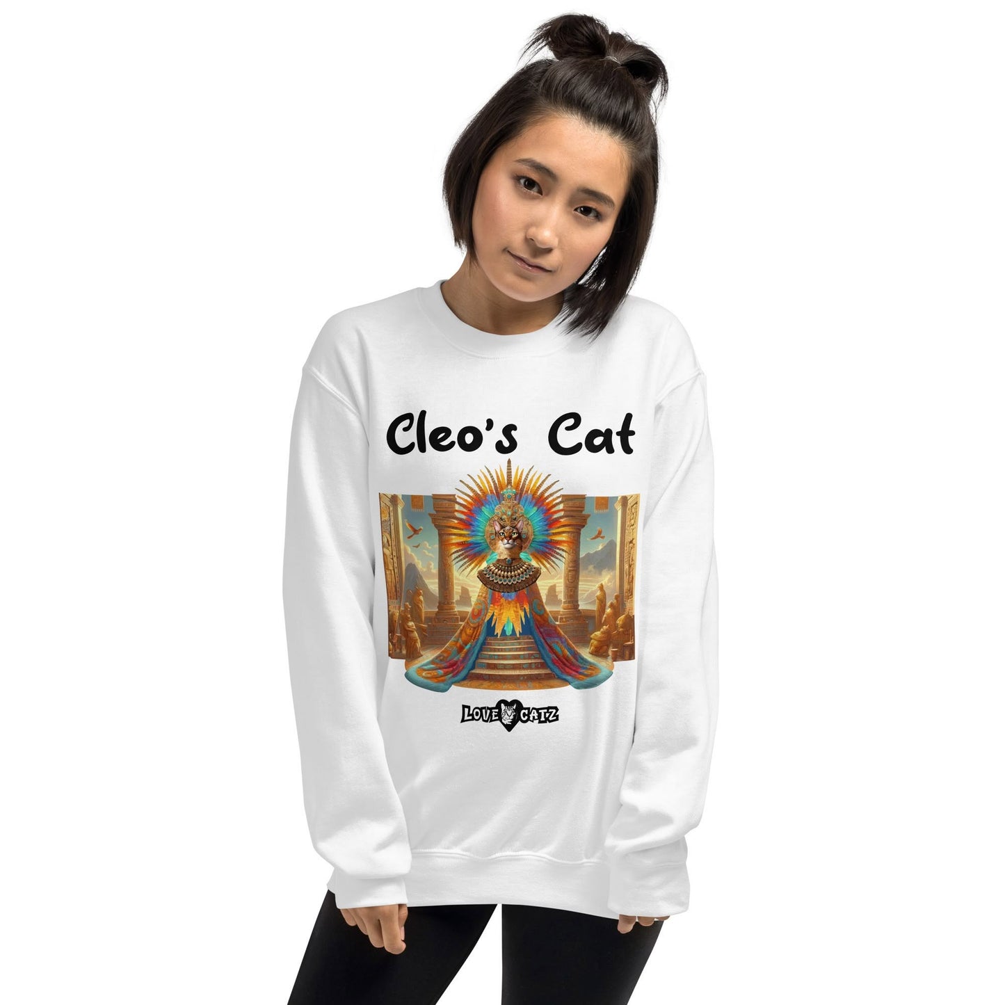 Cleo's Cat Story: Sweatshirt (S–XL) - Design 01 - Double-Sided