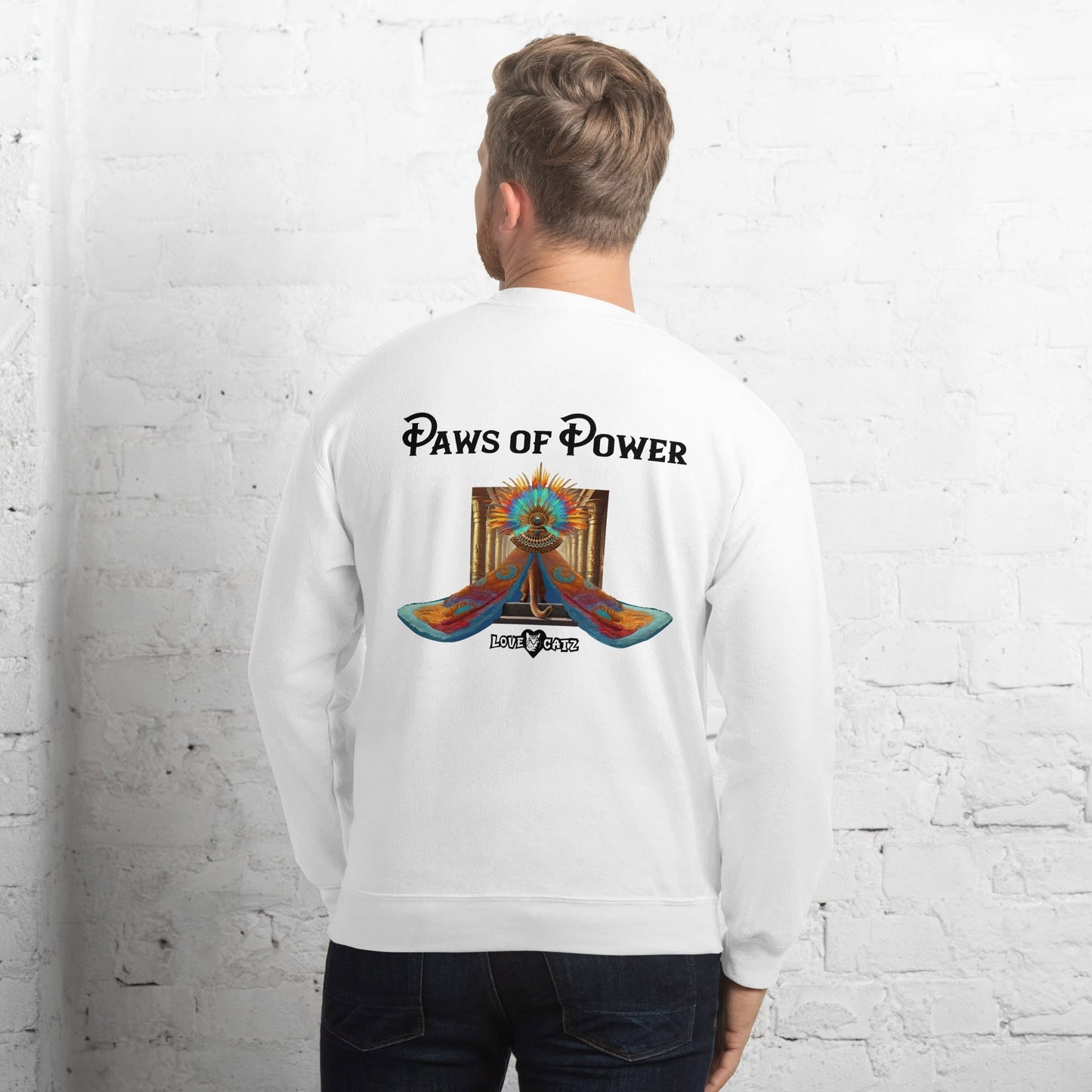 Cleo's Cat Story: Sweatshirt (2XL–5XL) - Design 01 - Double-Sided