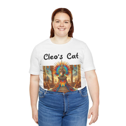 Cleo's Cat Story: T-shirt (2XL–5XL) - Design 01 - Double-Sided
