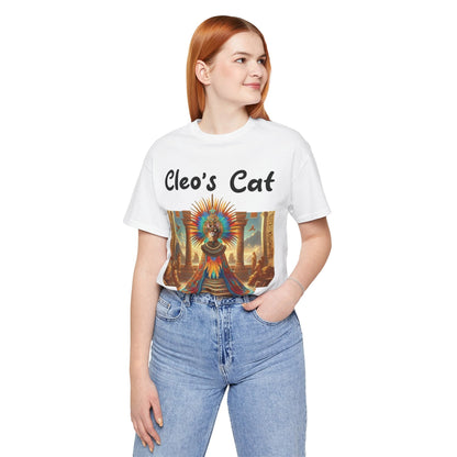 Cleo's Cat Story: T-shirt (S–XL) - Design 01 - Double-Sided