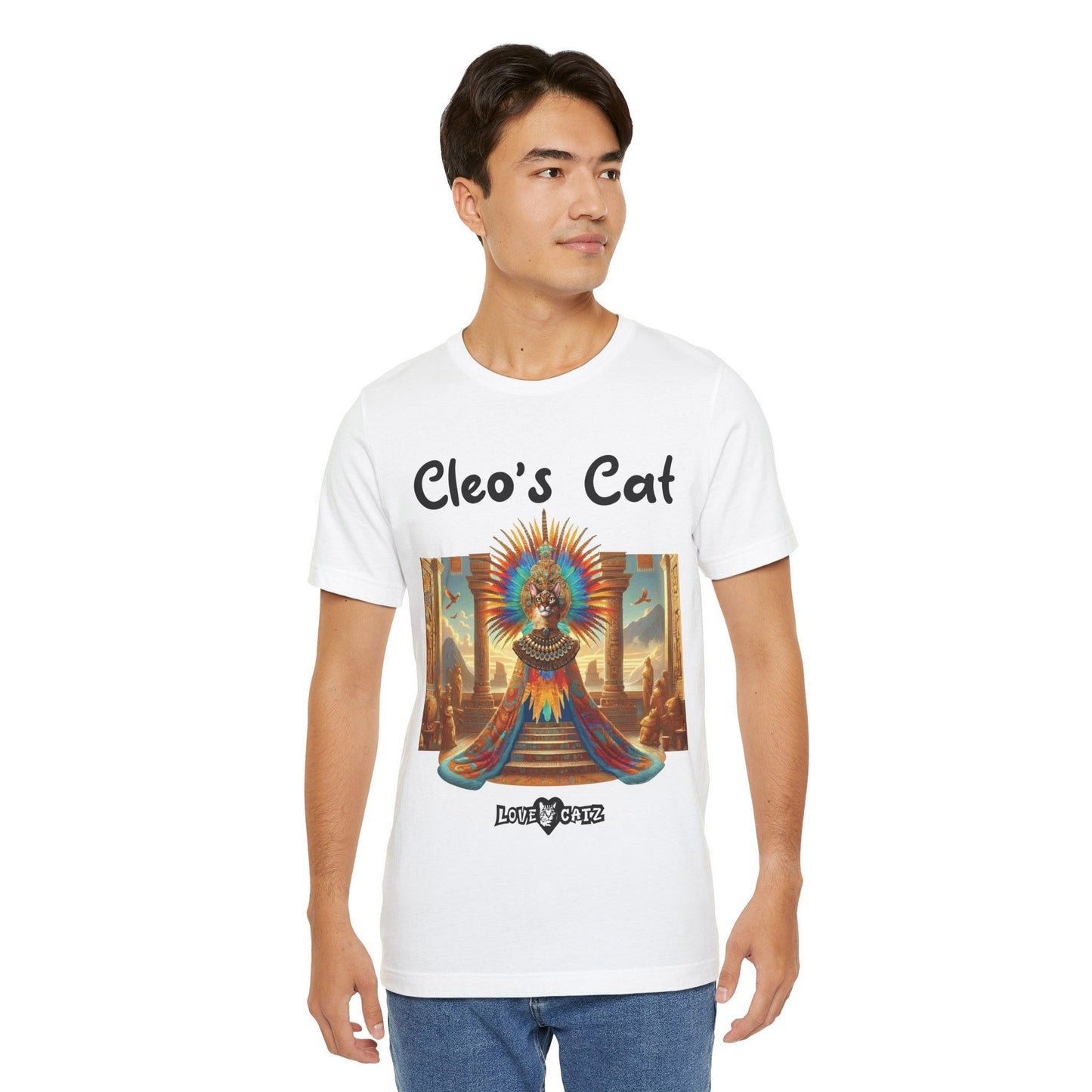 Cleo's Cat Story: T-shirt (S–XL) - Design 01 - Double-Sided