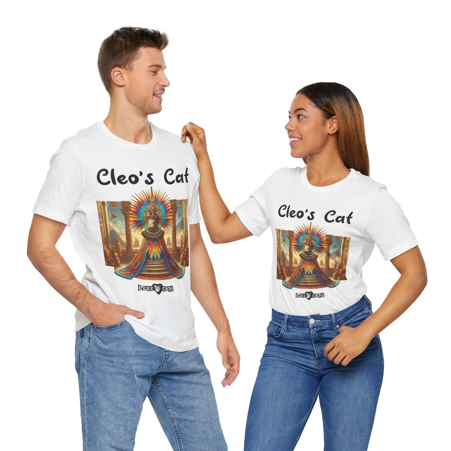 Cleo's Cat Story: T-shirt (S–XL) - Design 01