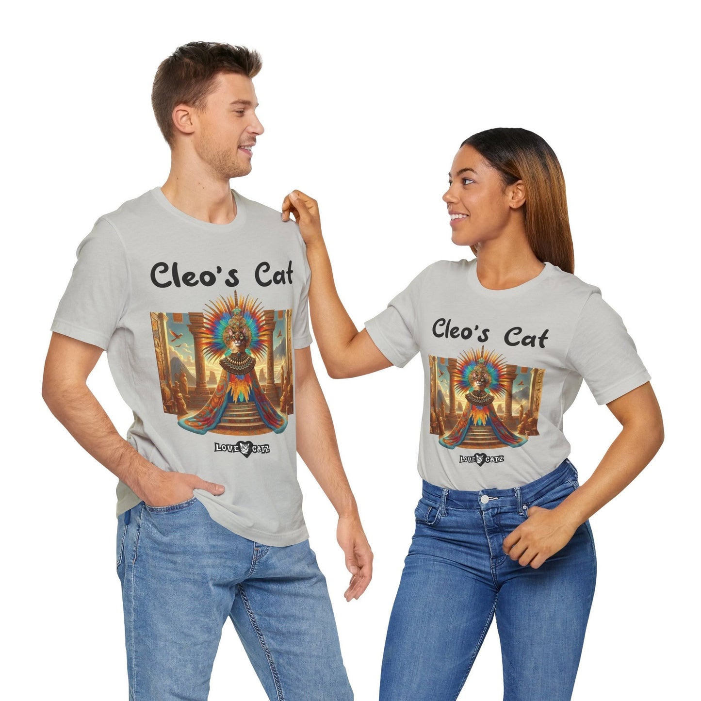 Cleo's Cat Story: T-shirt (S–XL) - Design 01 - Double-Sided