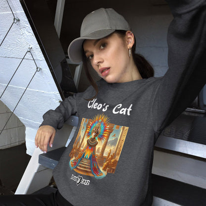 Cleo's Cat Story: Sweatshirt (S–XL) - Design 01
