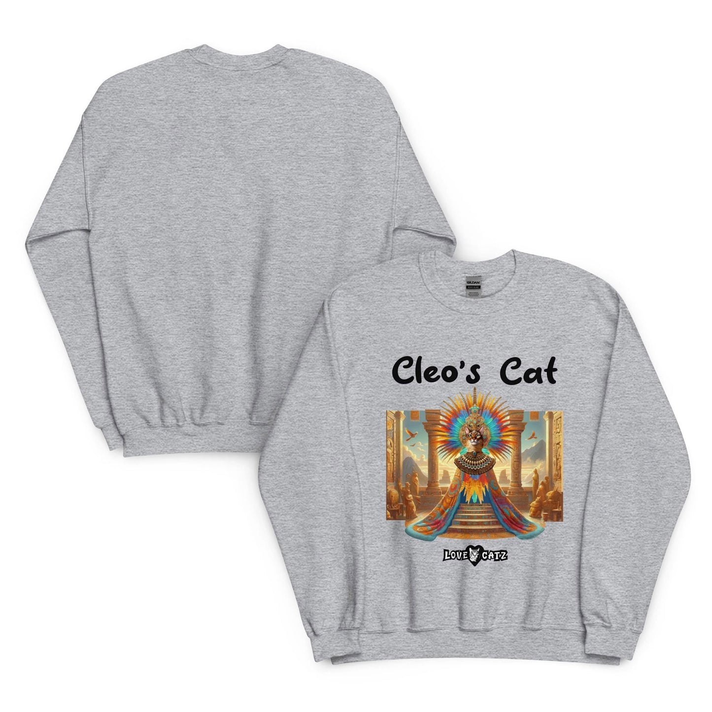 Cleo's Cat Story: Sweatshirt (2XL–5XL) - Design 01