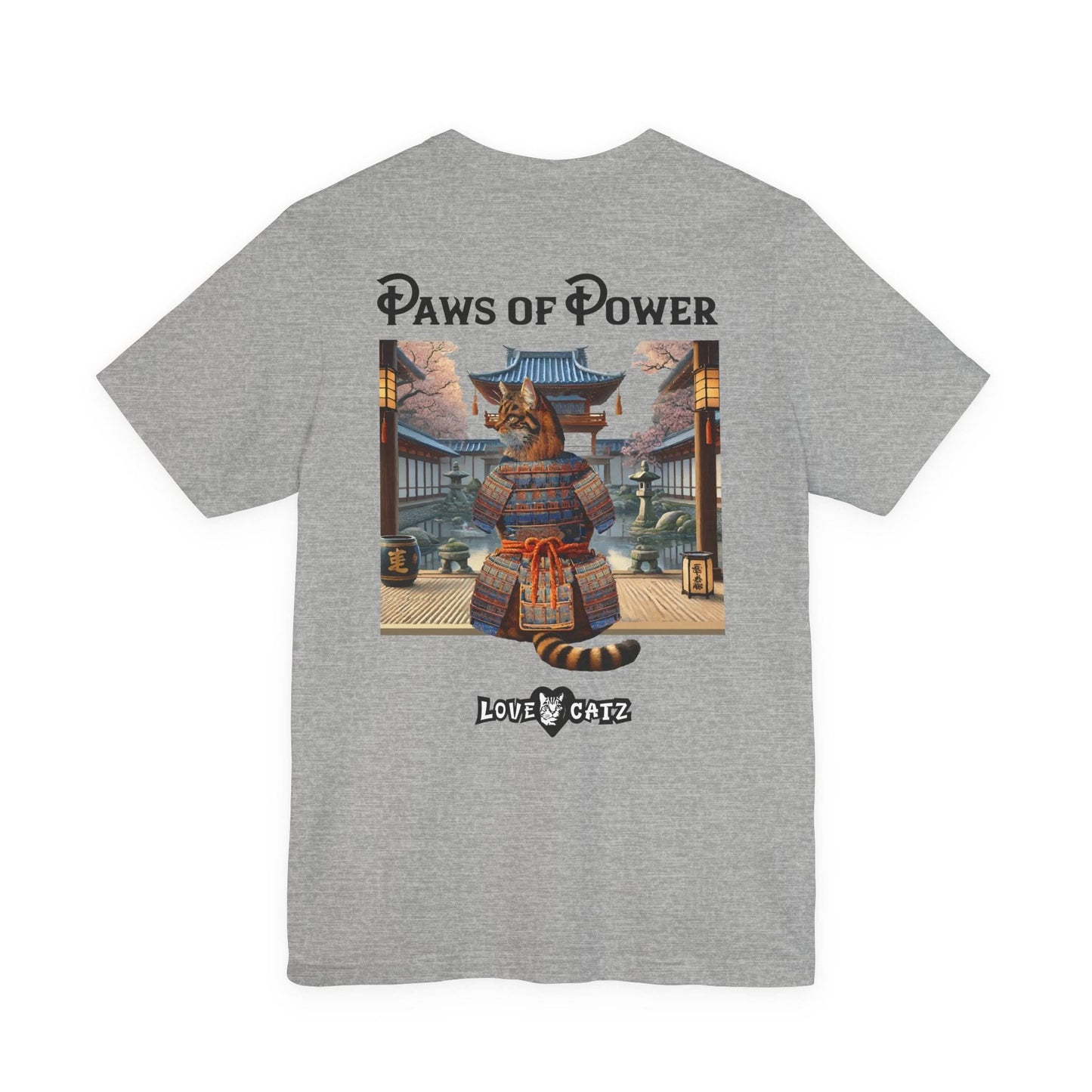 Shogun's Cat Story: T-shirt (S–XL) - Design 01 - Double-Sided
