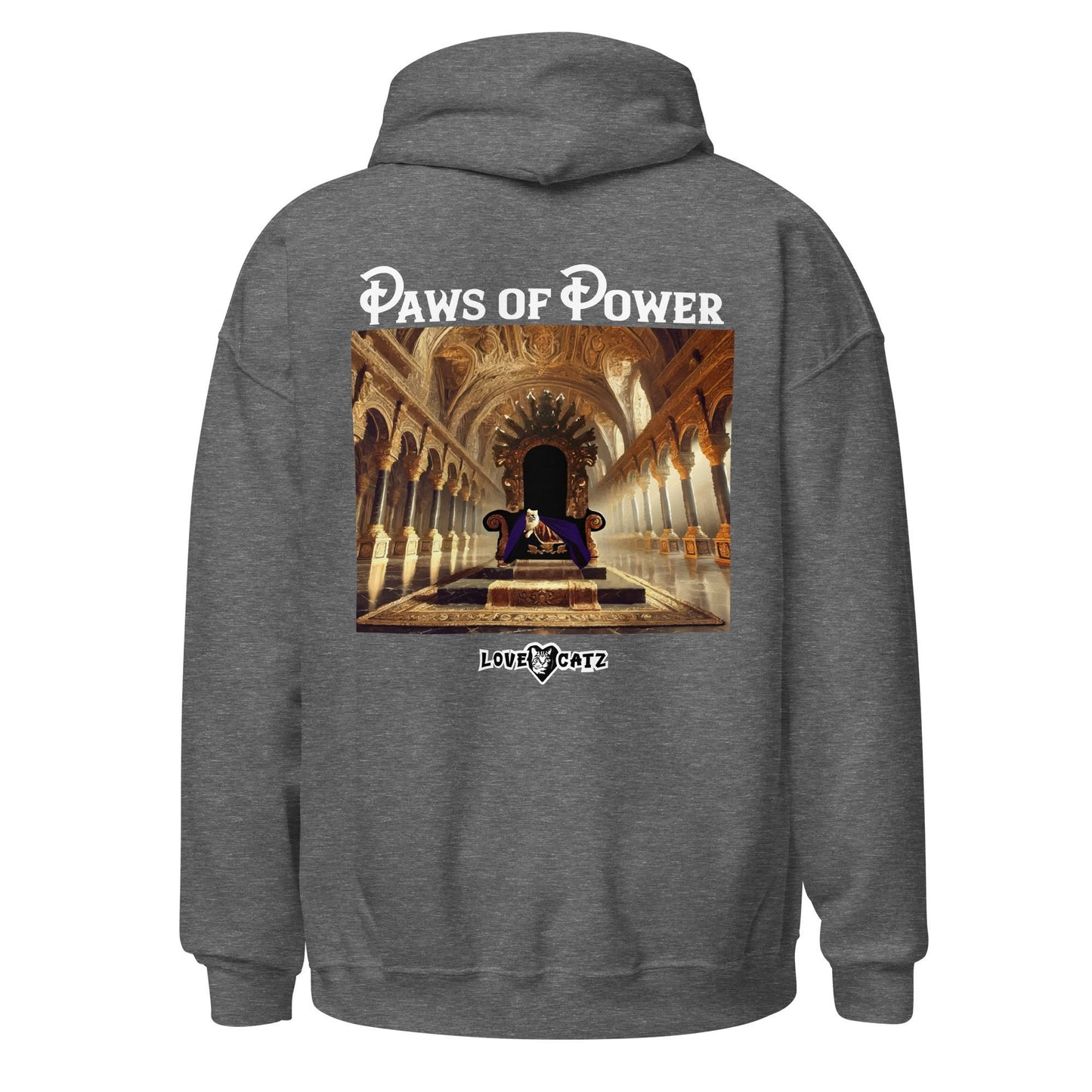 Paws of Power: Hoodie (2XL–5XL) - Design 01A