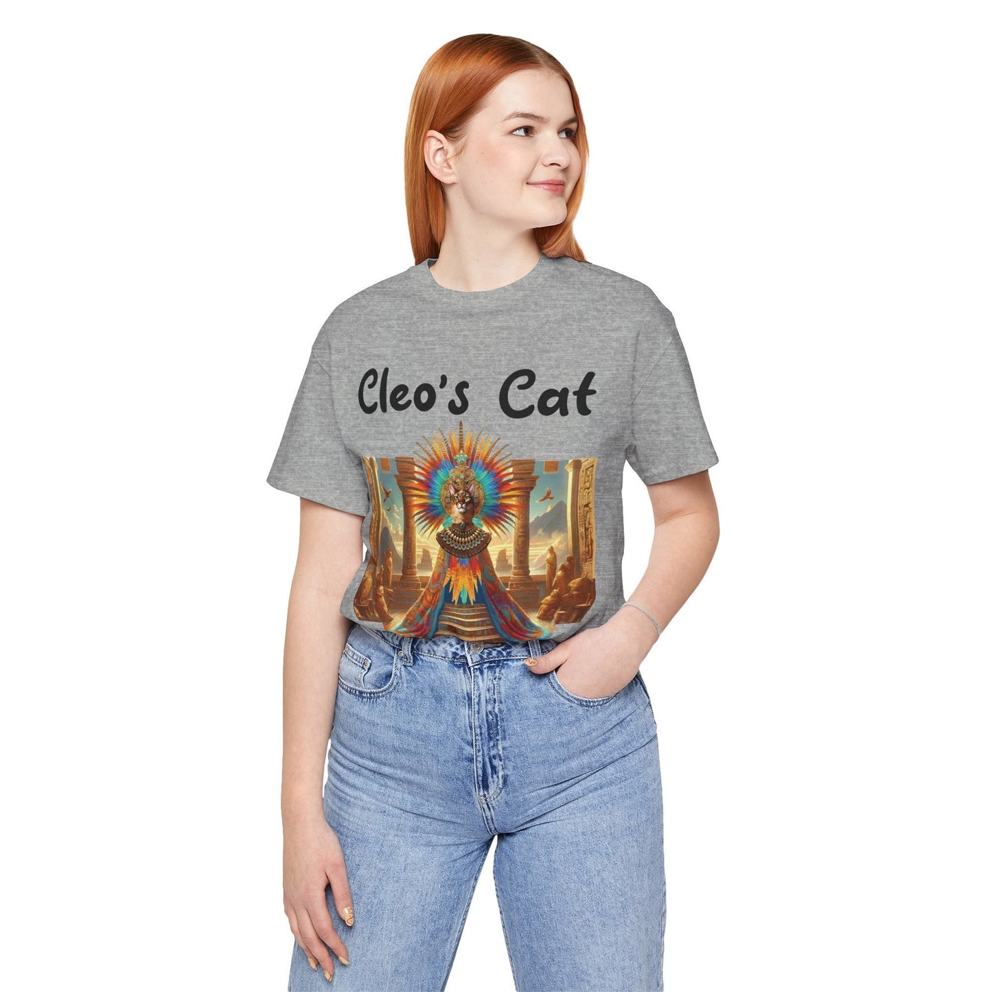Cleo's Cat Story: T-shirt (S–XL) - Design 01 - Double-Sided
