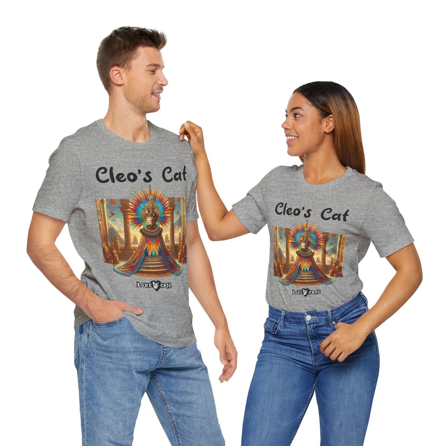 Cleo's Cat Story: T-shirt (S–XL) - Design 01 - Double-Sided