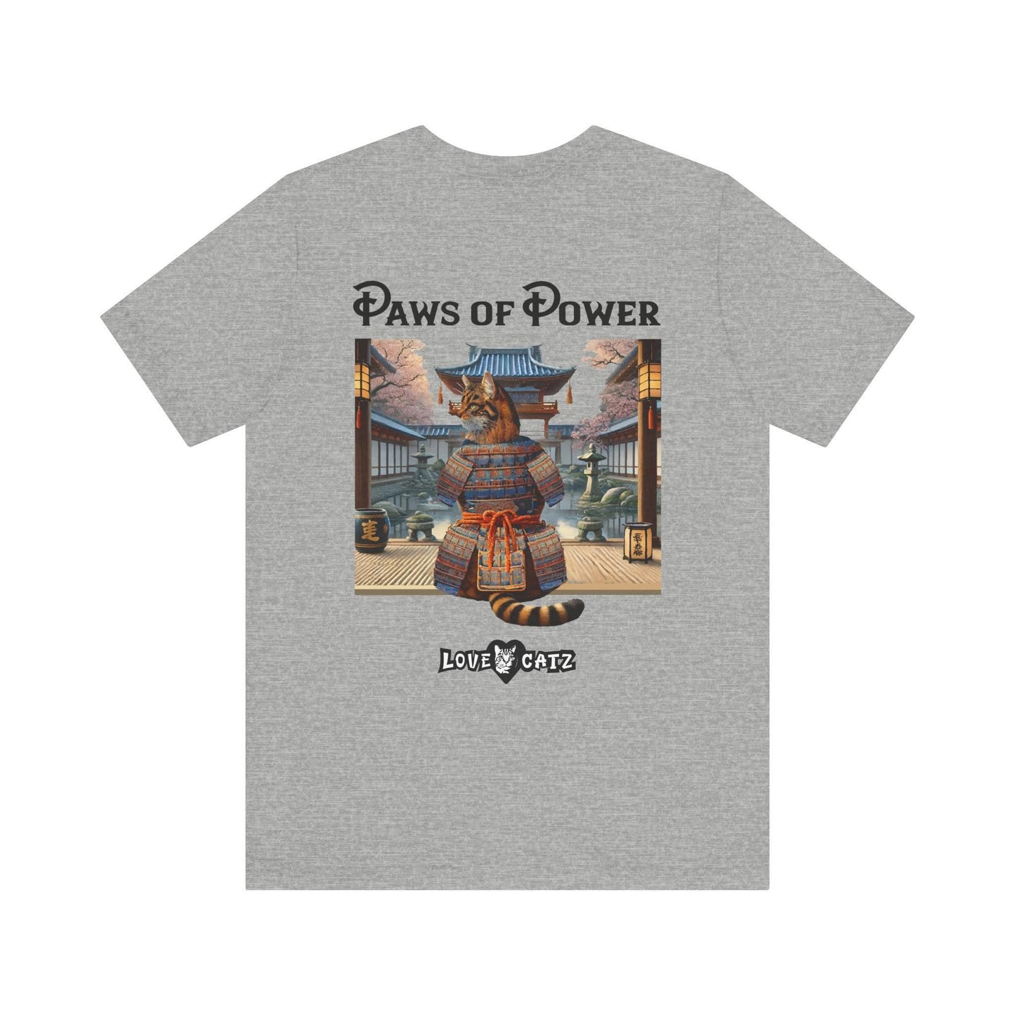 Shogun's Cat Story: T-shirt (2XL–5XL) - Design 01 - Double-Sided