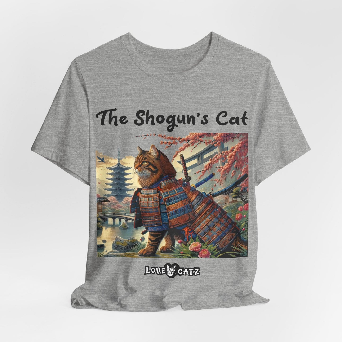 Shogun's Cat Story: T-shirt (2XL–5XL) - Design 01 - Double-Sided