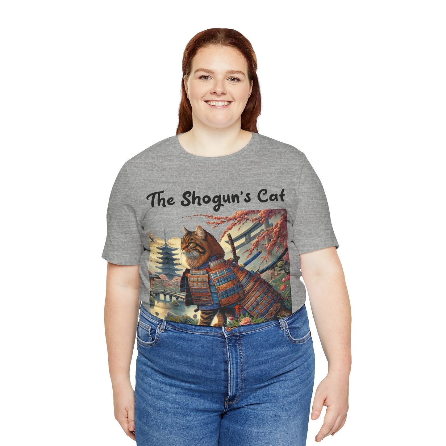 Shogun's Cat Story: T-shirt (2XL–5XL) - Design 01 - Double-Sided