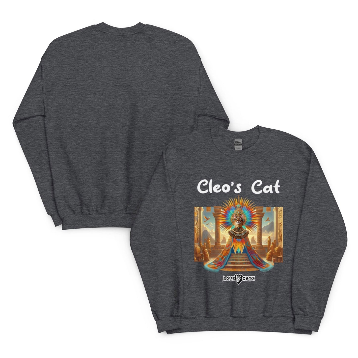 Cleo's Cat Story: Sweatshirt (2XL–5XL) - Design 01