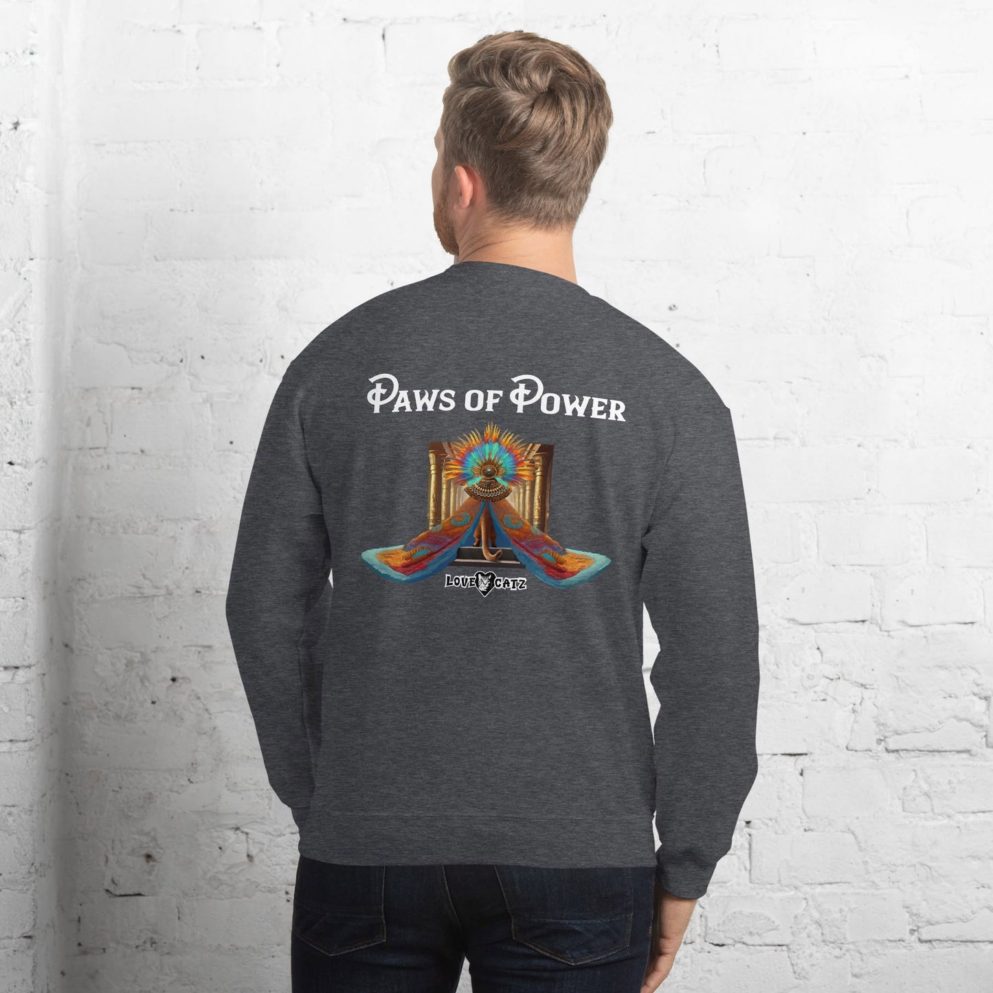 Cleo's Cat Story: Sweatshirt (2XL–5XL) - Design 01 - Double-Sided