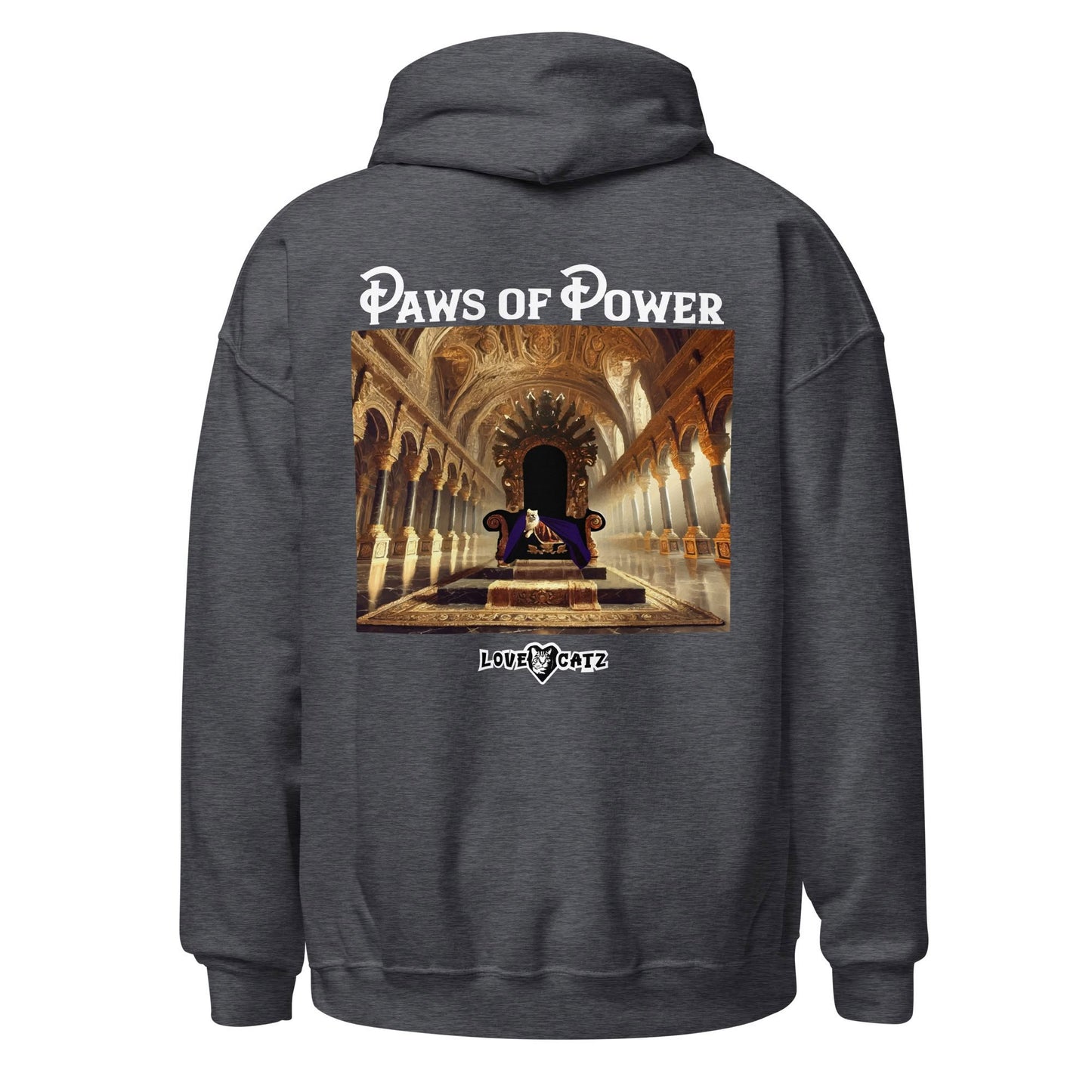 Paws of Power: Hoodie (2XL–5XL) - Design 01A