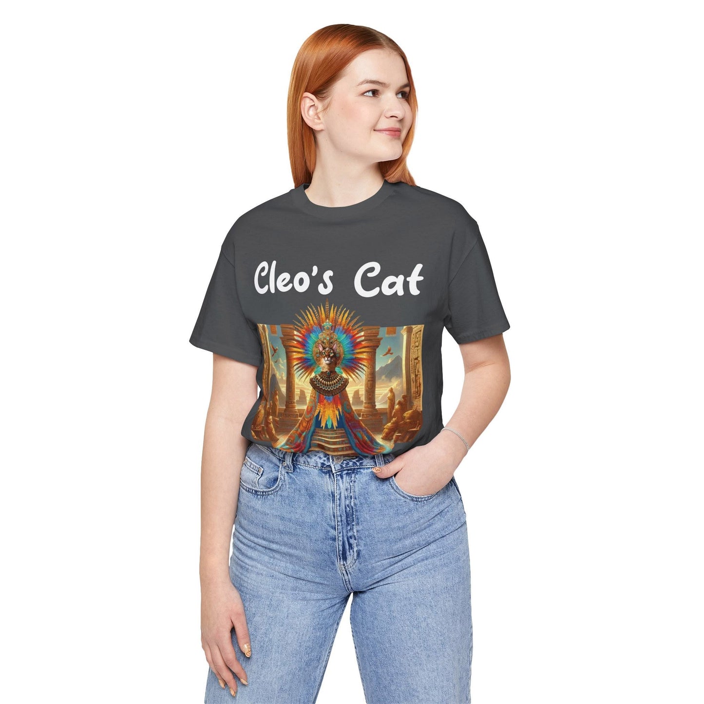 Cleo's Cat Story: T-shirt (S–XL) - Design 01 - Double-Sided