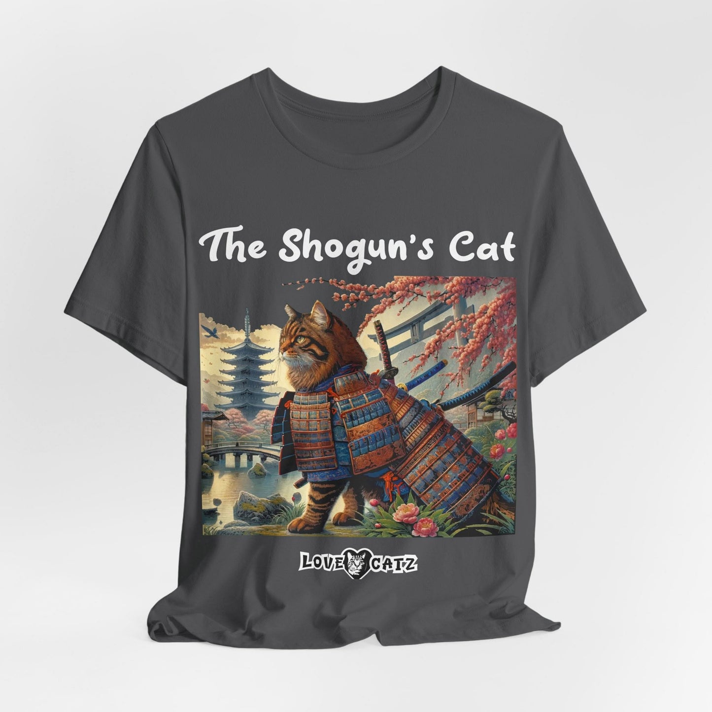 Shogun's Cat Story: T-shirt (2XL–5XL) - Design 01 - Double-Sided