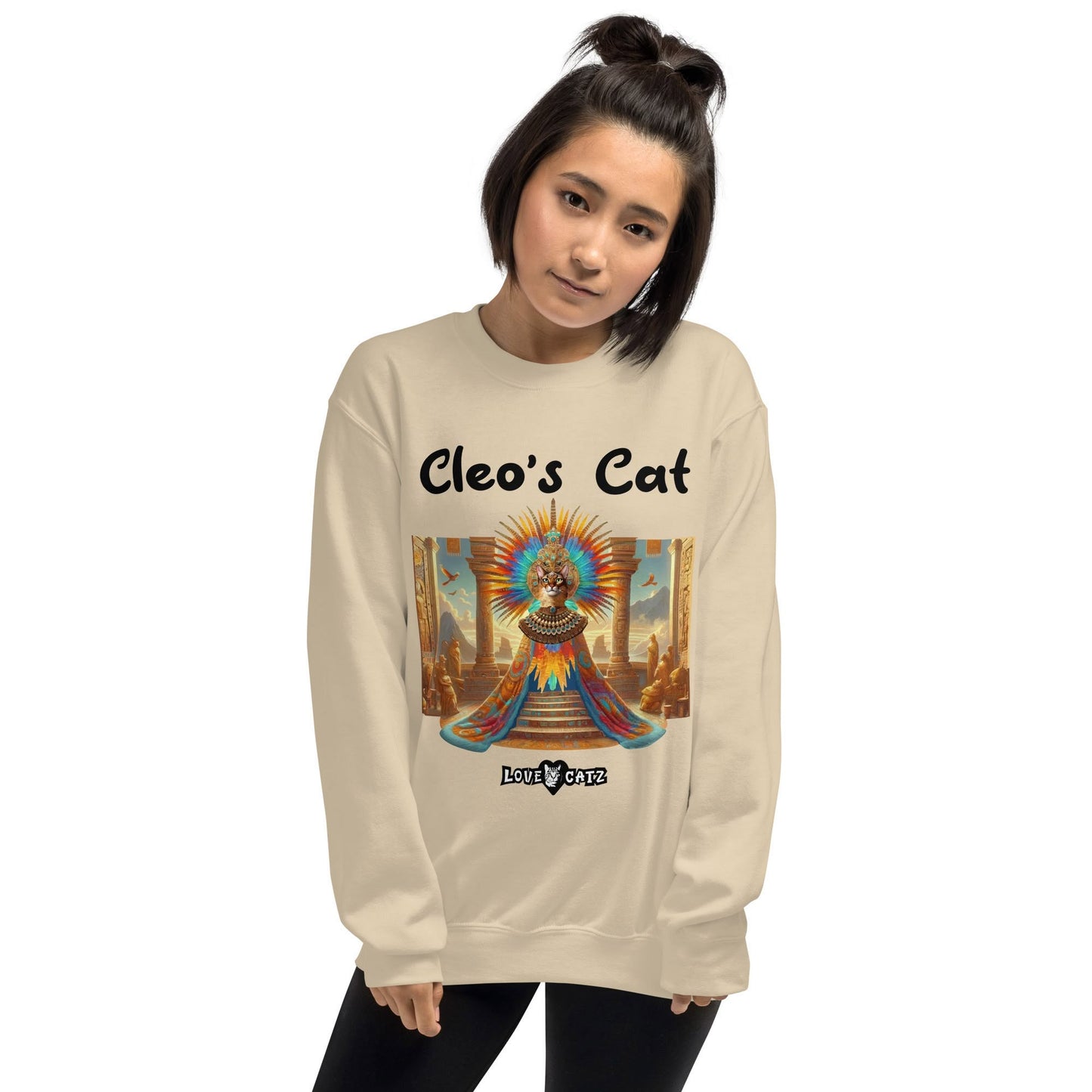 Cleo's Cat Story: Sweatshirt (S–XL) - Design 01 - Double-Sided