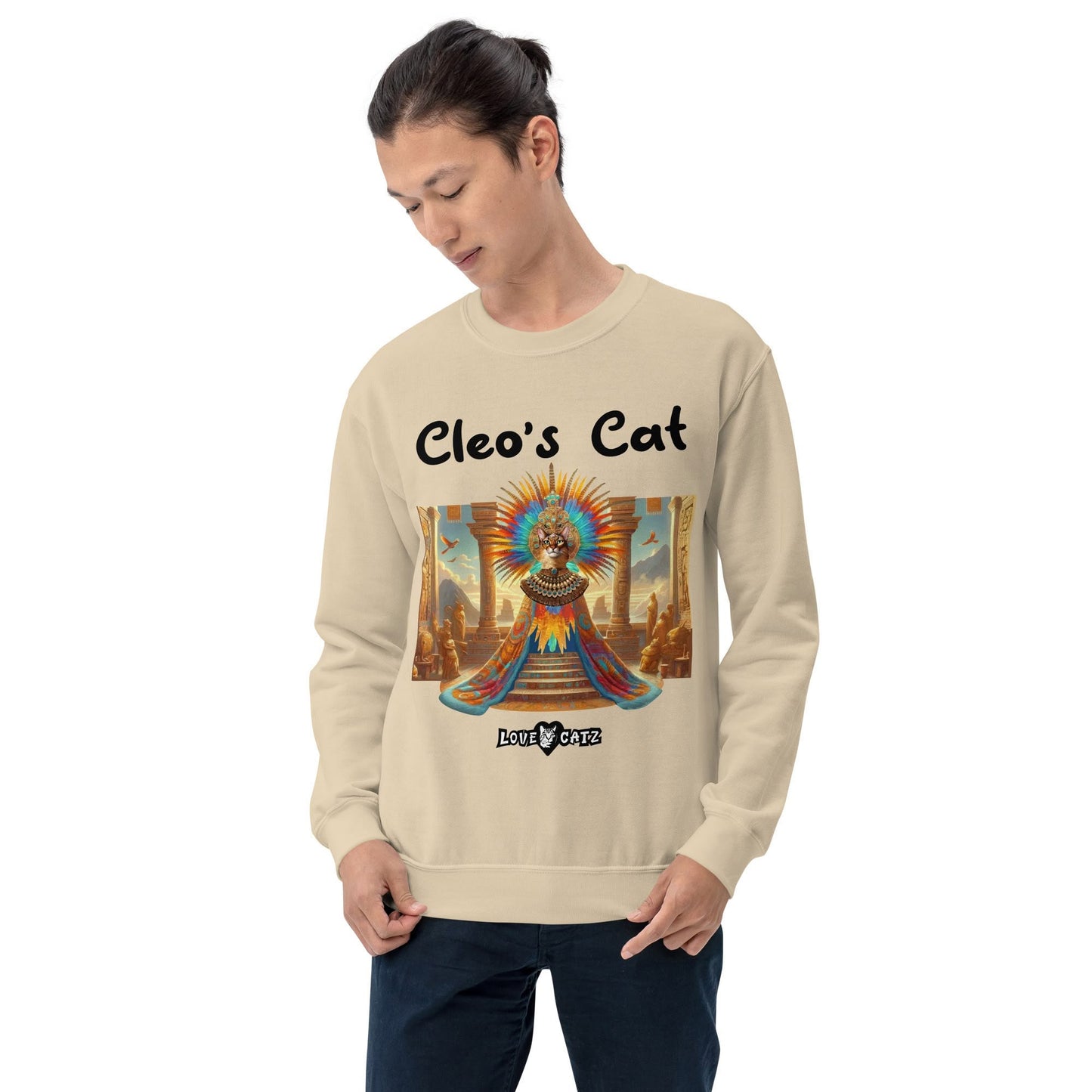 Cleo's Cat Story: Sweatshirt (S–XL) - Design 01