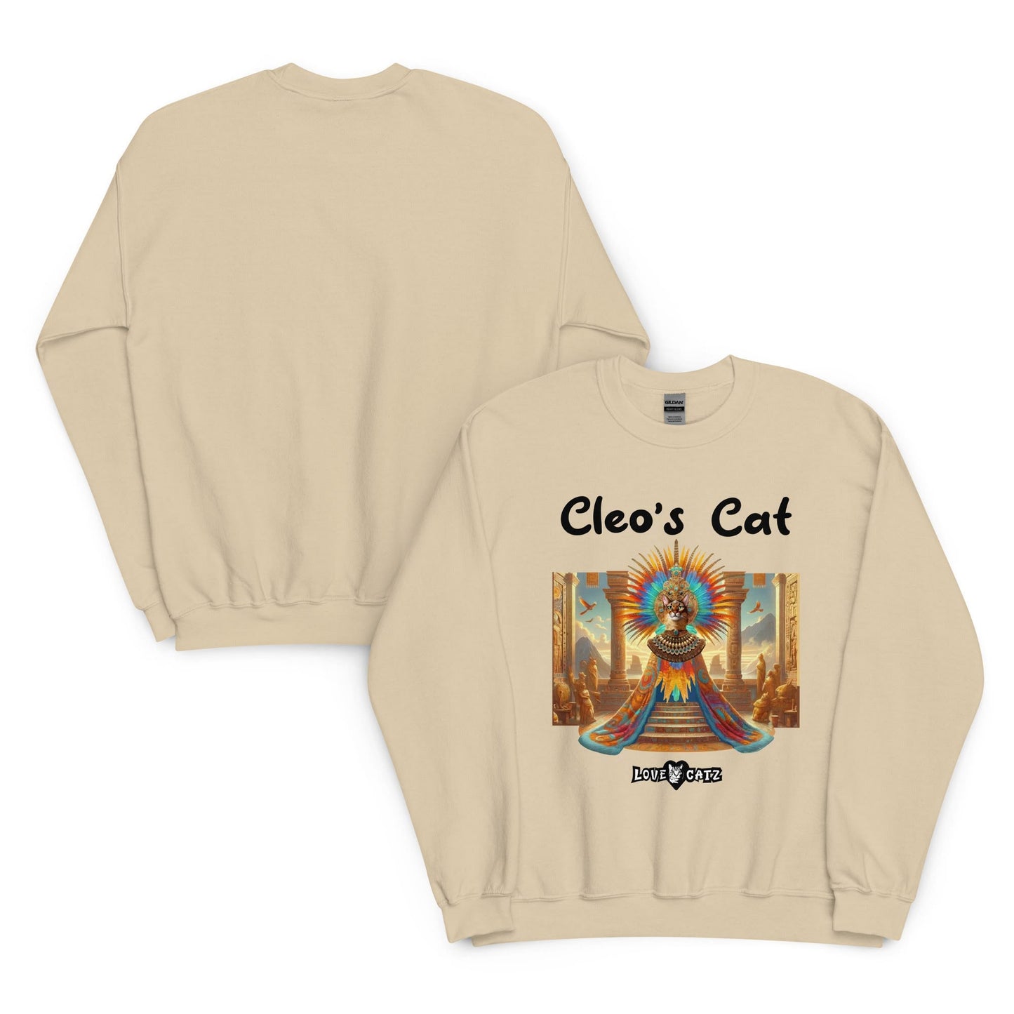 Cleo's Cat Story: Sweatshirt (S–XL) - Design 01