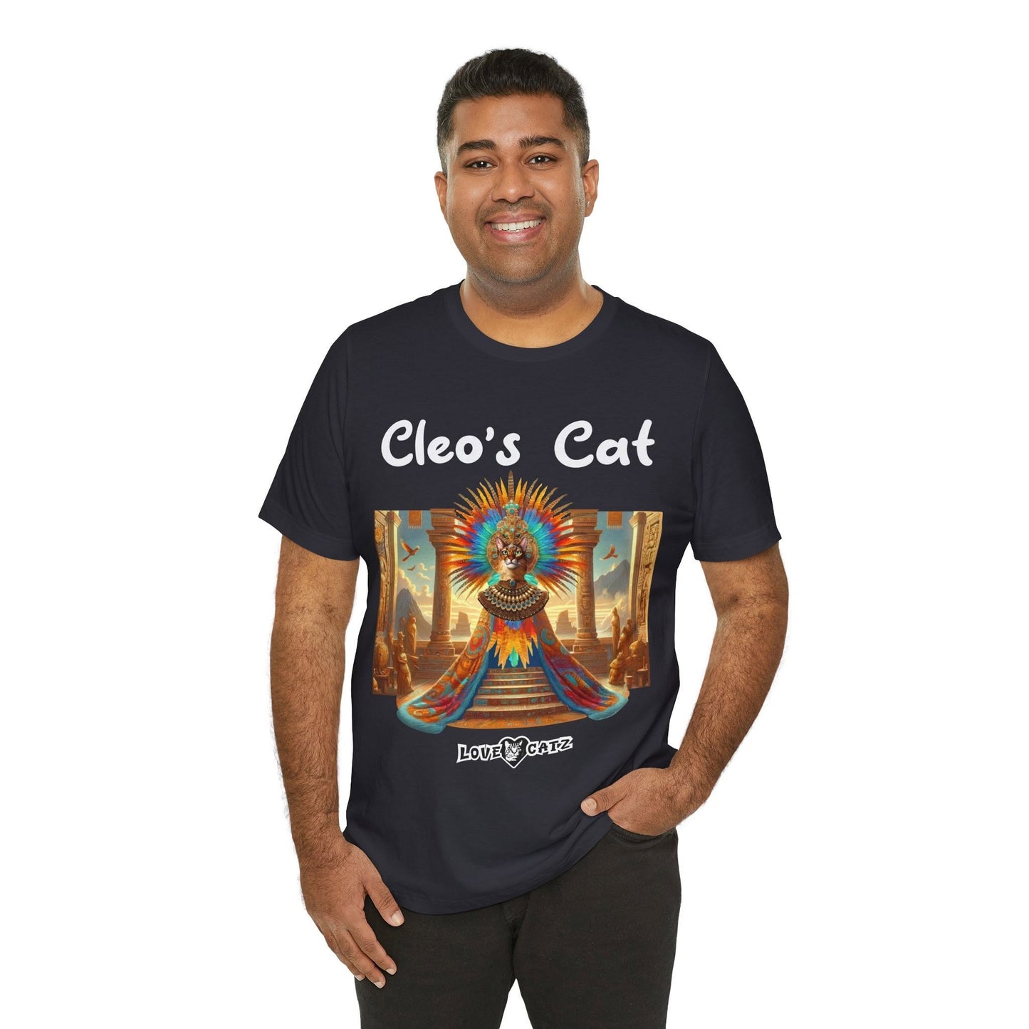 Cleo's Cat Story: T-shirt (2XL–5XL) - Design 01 - Double-Sided