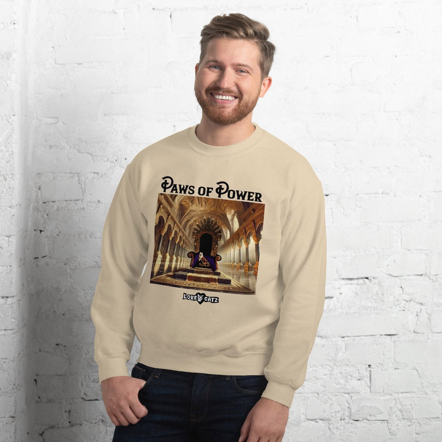 Paws of Power: Sweatshirt (2XL–5XL) - Design 01