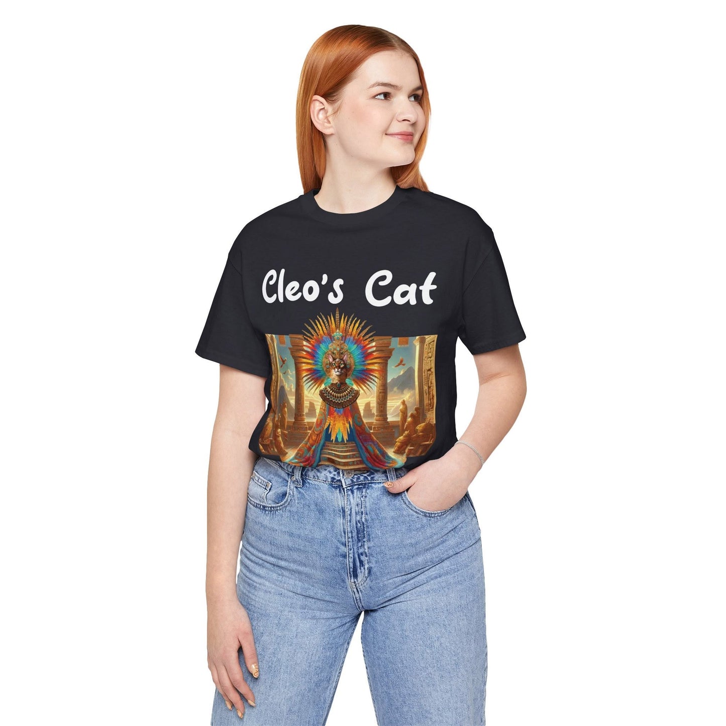 Cleo's Cat Story: T-shirt (S–XL) - Design 01 - Double-Sided