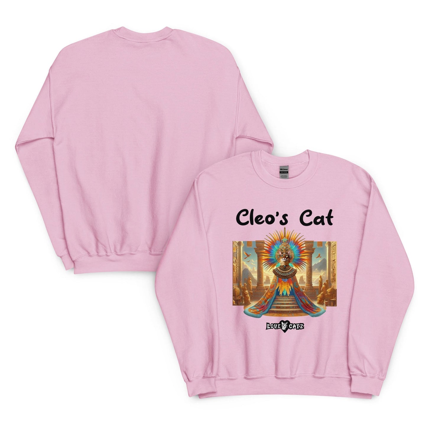 Cleo's Cat Story: Sweatshirt (S–XL) - Design 01