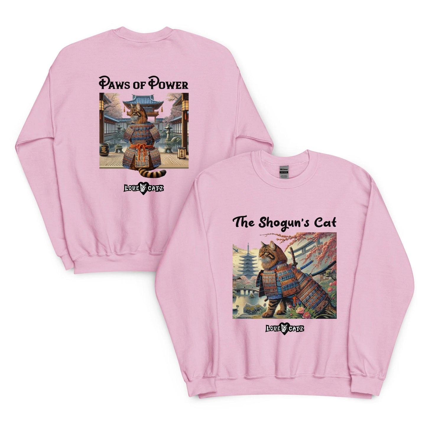 Shogun's Cat Story: Sweatshirt (S–XL) - Design 01 - Double-Sided