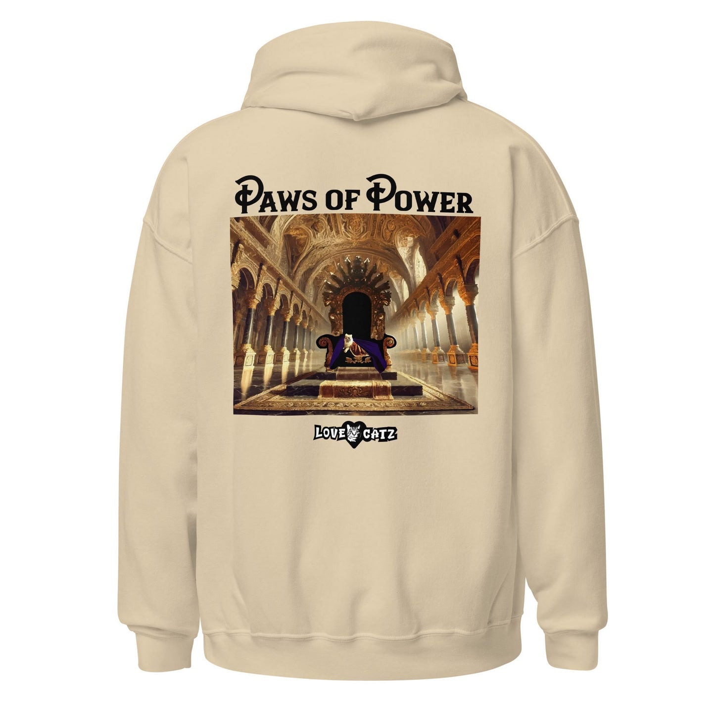 Paws of Power: Hoodie (2XL–5XL) - Design 01A