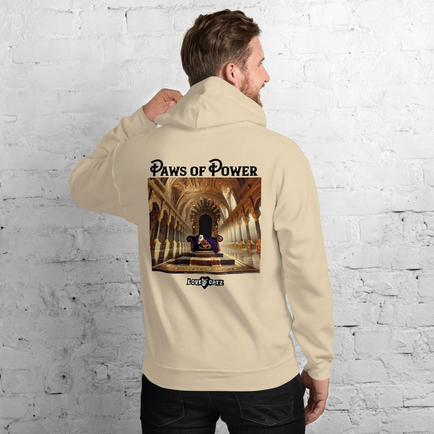 Paws of Power: Hoodie (2XL–5XL) - Design 01A
