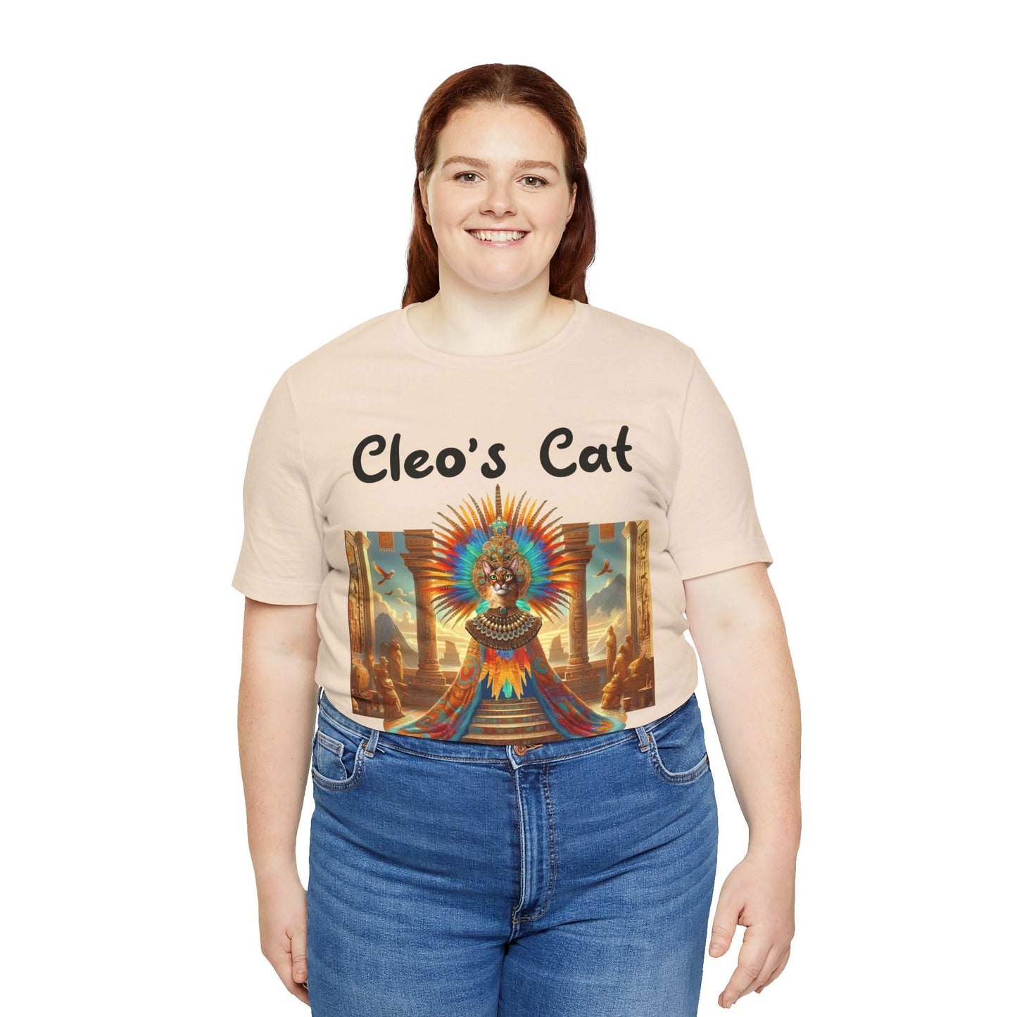 Cleo's Cat Story: T-shirt (2XL–5XL) - Design 01 - Double-Sided