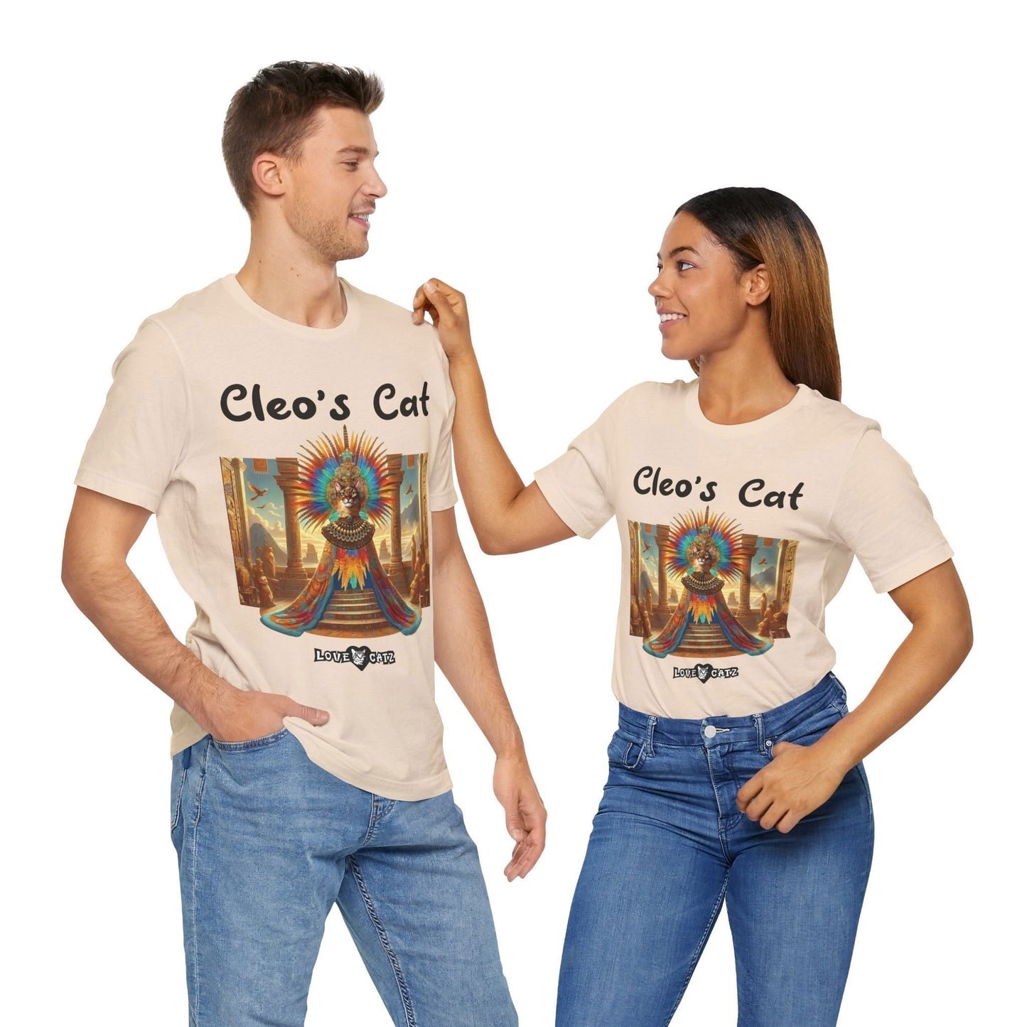 Cleo's Cat Story: T-shirt (S–XL) - Design 01