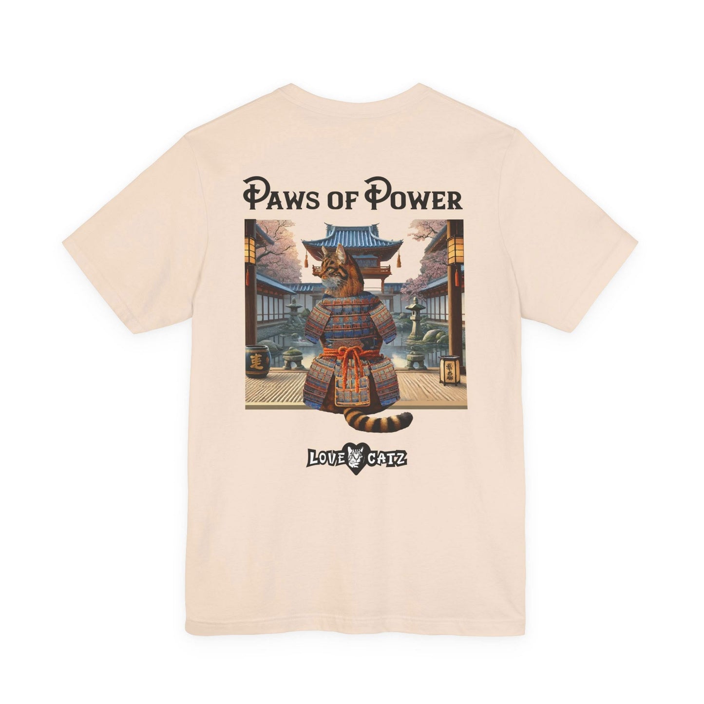 Shogun's Cat Story: T-shirt (S–XL) - Design 01 - Double-Sided