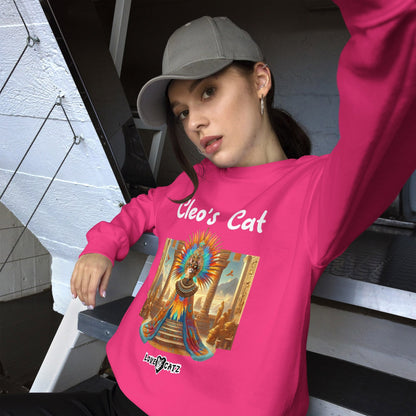 Cleo's Cat Story: Sweatshirt (S–XL) - Design 01