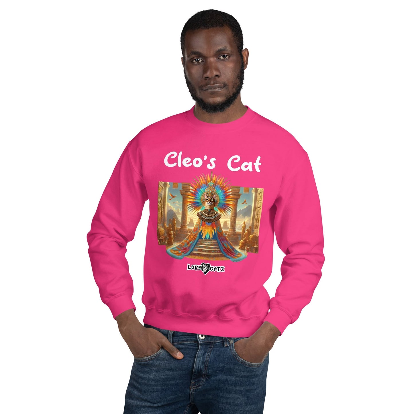Cleo's Cat Story: Sweatshirt (S–XL) - Design 01