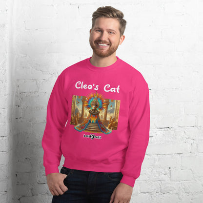 Cleo's Cat Story: Sweatshirt (2XL–5XL) - Design 01 - Double-Sided