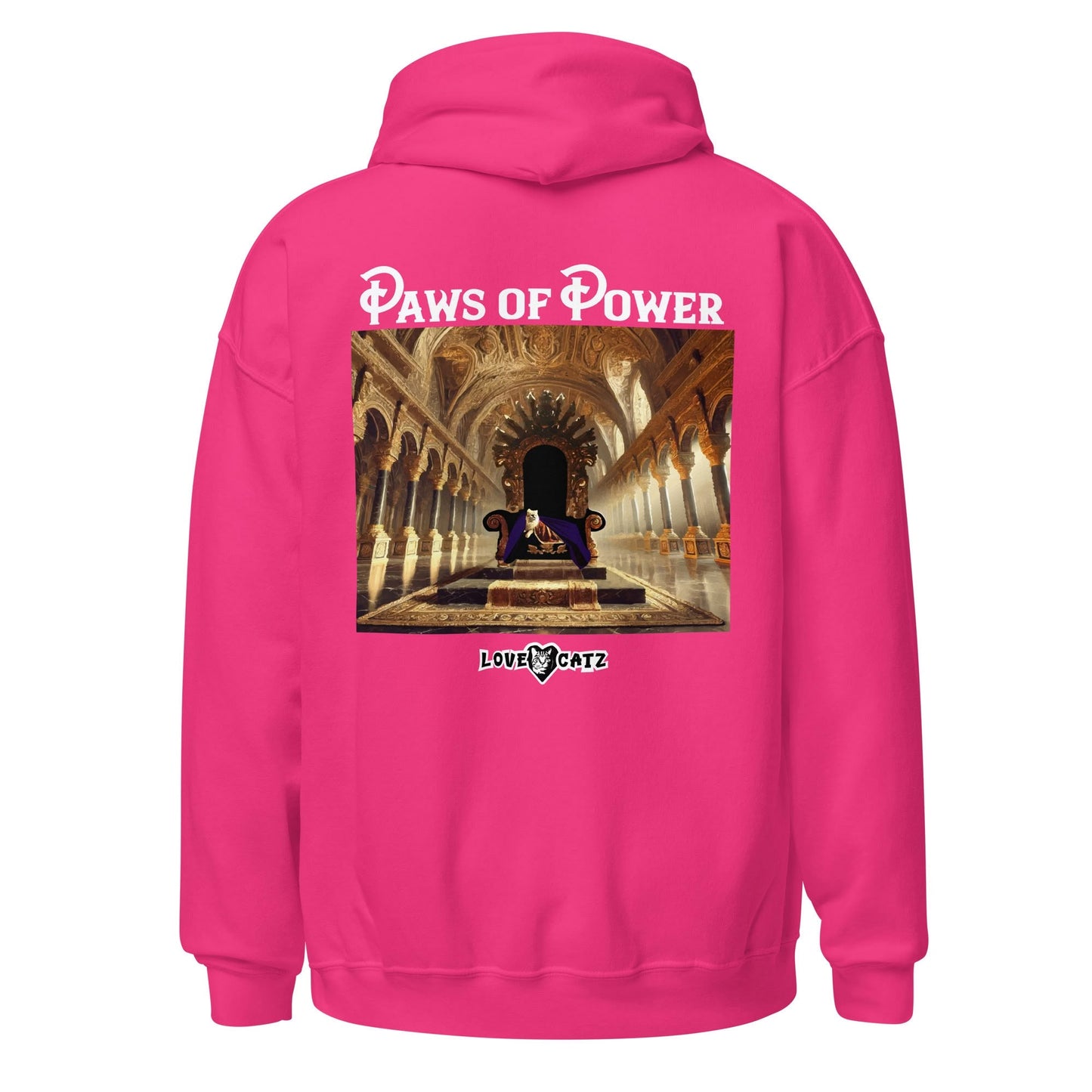 Paws of Power: Hoodie (2XL–5XL) - Design 01A