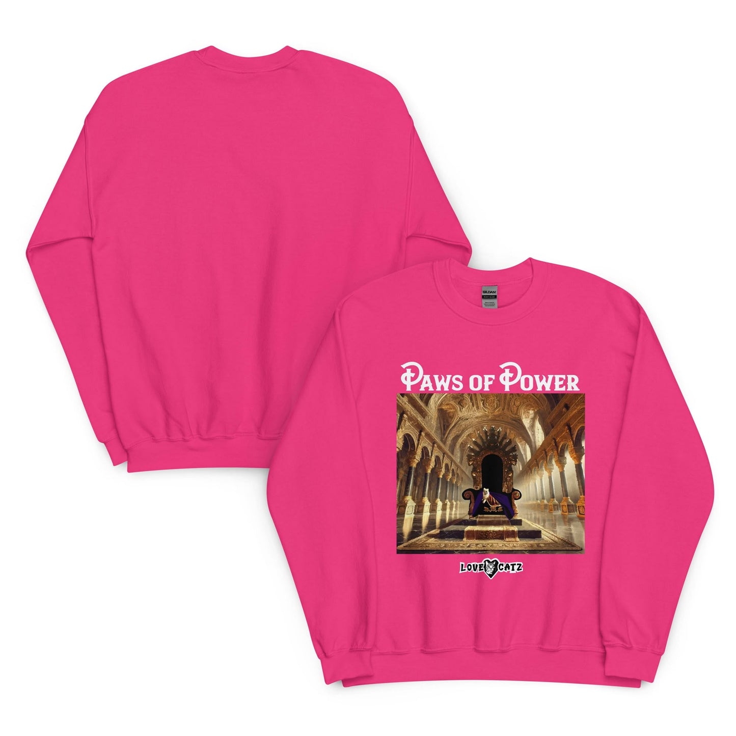 Paws of Power: Sweatshirt (2XL–5XL) - Design 01