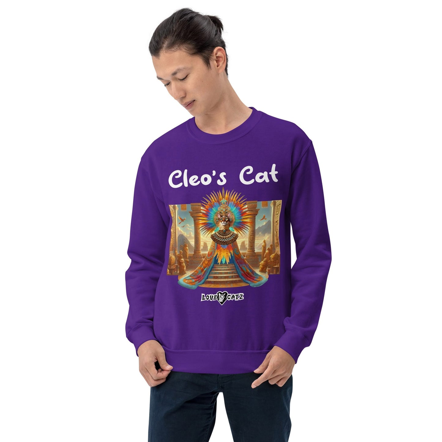 Cleo's Cat Story: Sweatshirt (S–XL) - Design 01 - Double-Sided