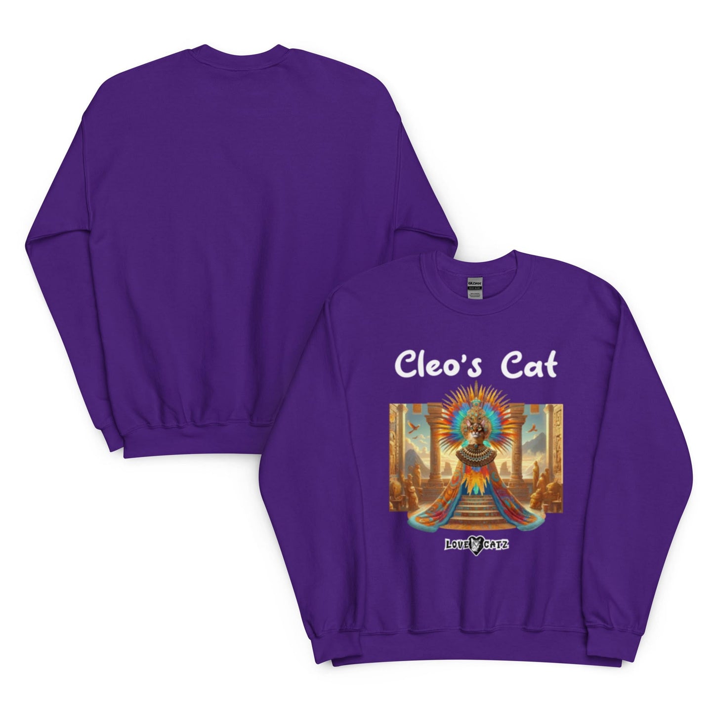 Cleo's Cat Story: Sweatshirt (S–XL) - Design 01
