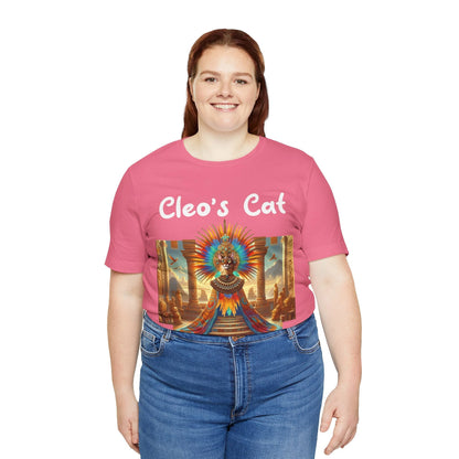 Cleo's Cat Story: T-shirt (2XL–5XL) - Design 01 - Double-Sided