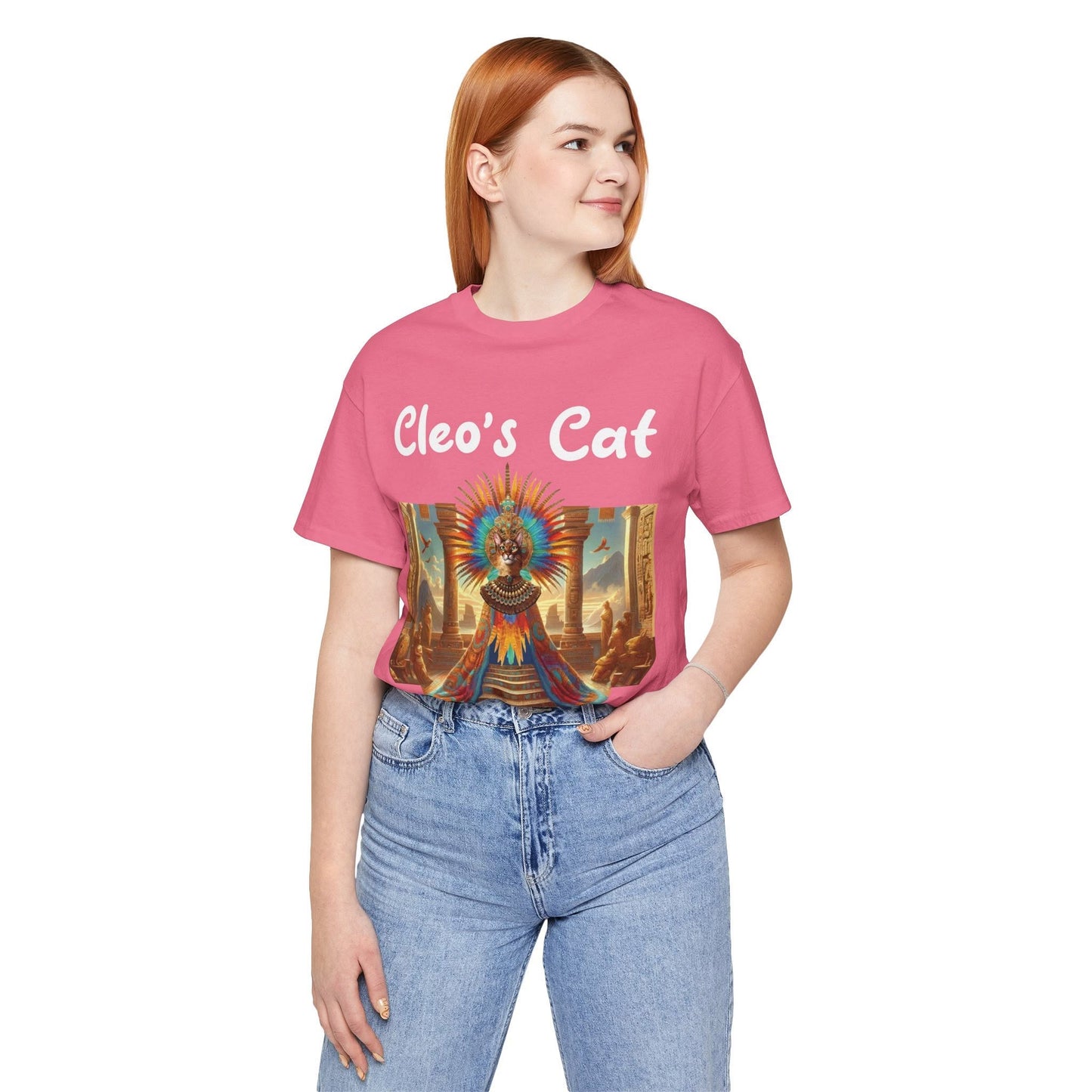 Cleo's Cat Story: T-shirt (S–XL) - Design 01 - Double-Sided
