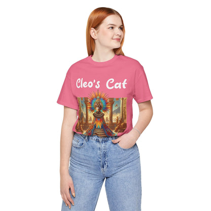Cleo's Cat Story: T-shirt (S–XL) - Design 01 - Double-Sided
