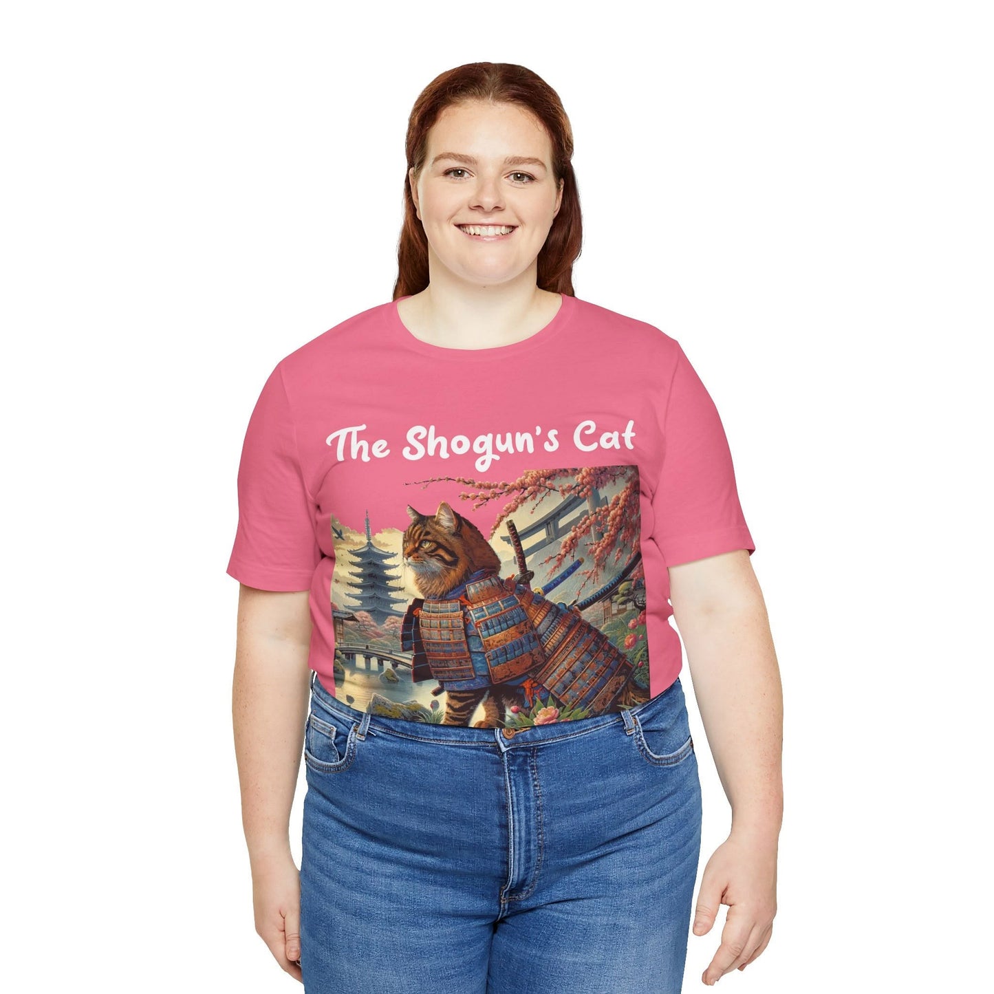 Shogun's Cat Story: T-shirt (2XL–5XL) - Design 01 - Double-Sided