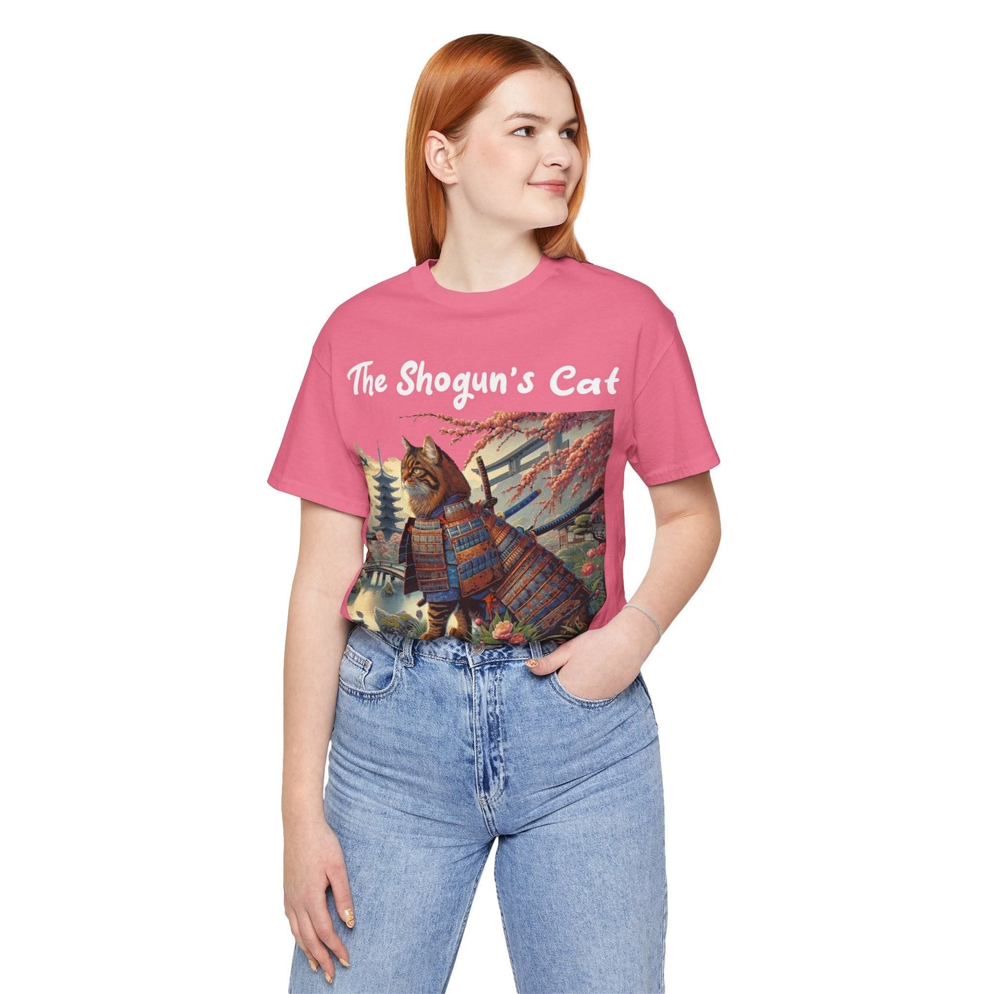 Shogun's Cat Story: T-shirt (S–XL) - Design 01 - Double-Sided